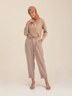 RIVER PANTS PLAIN BEIGE