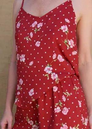 Rosie Tank in Saffron Floral