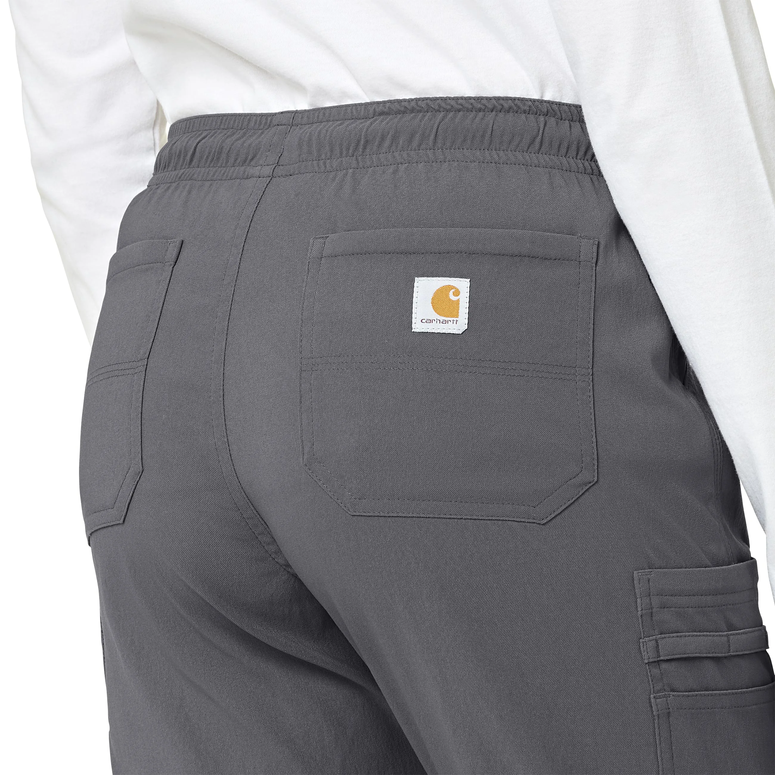 Rugged Flex Peak C52137 Cargo Jogger Scrub Pants Pewter