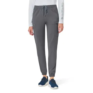 Rugged Flex Peak C52137 Cargo Jogger Scrub Pants Pewter