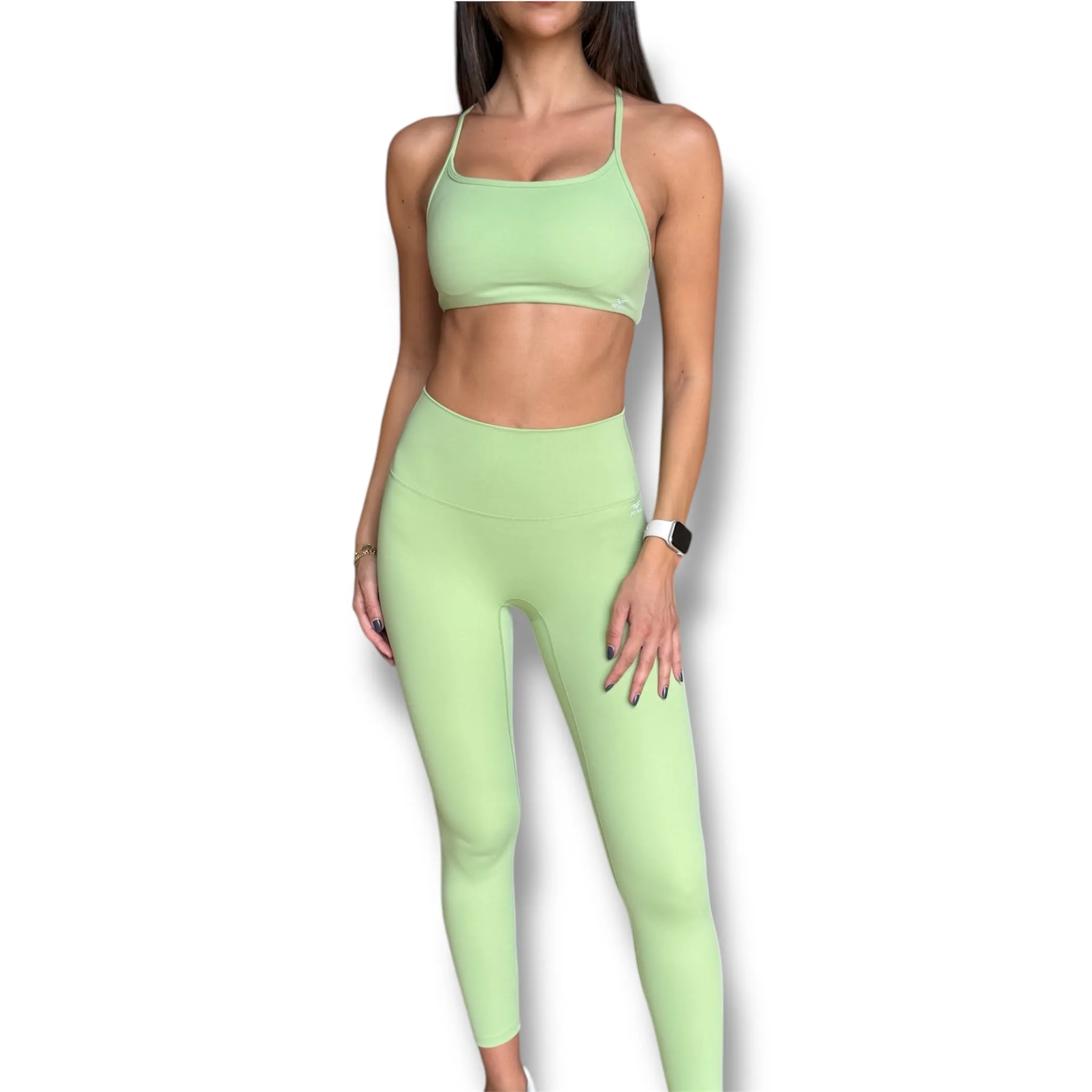 Seamless Front Basic Leggings - Aerobic Fix