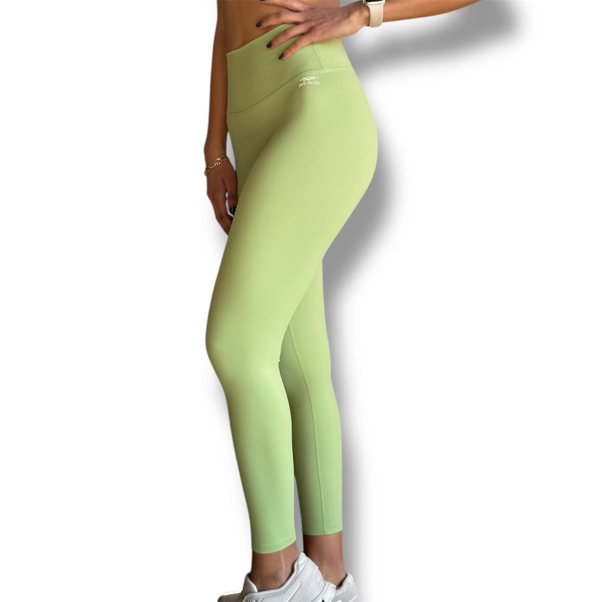 Seamless Front Basic Leggings - Aerobic Fix