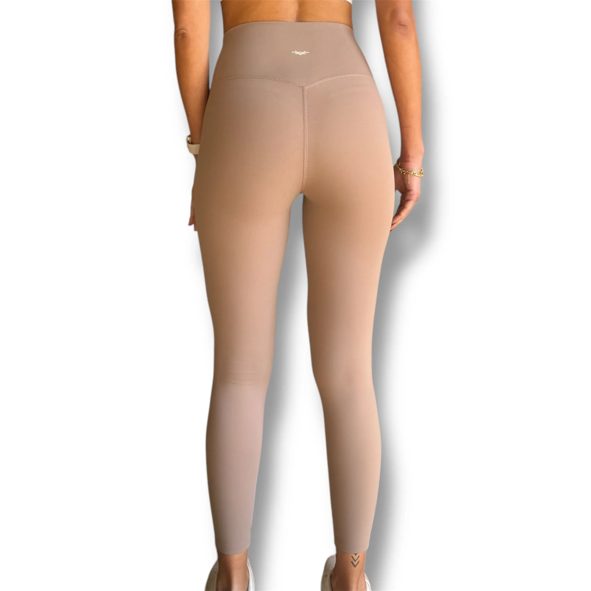 Seamless Front Basic Leggings - Chanterelle