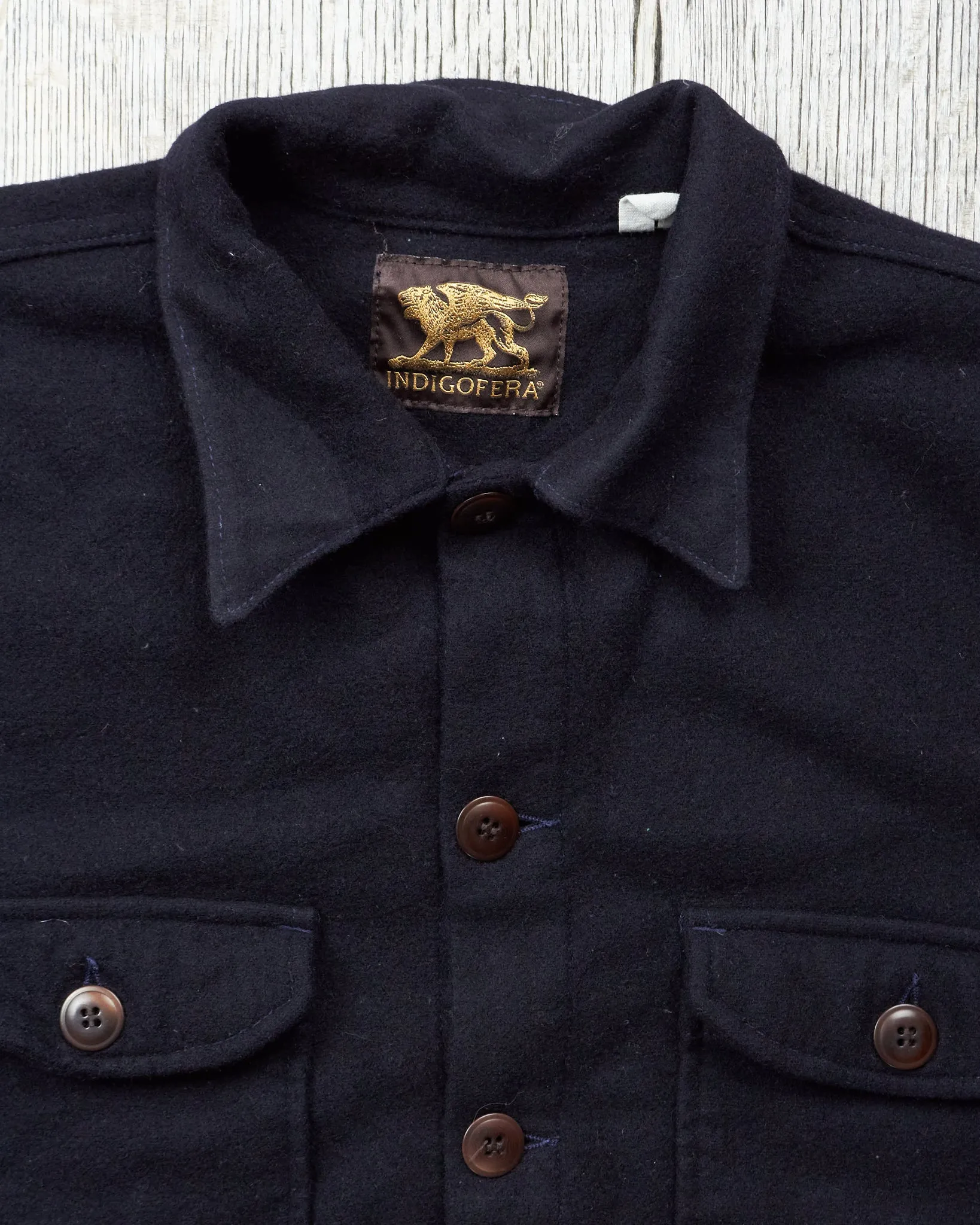 Second Hand Indigofera x Second Sunrise Ro Wool Shirt