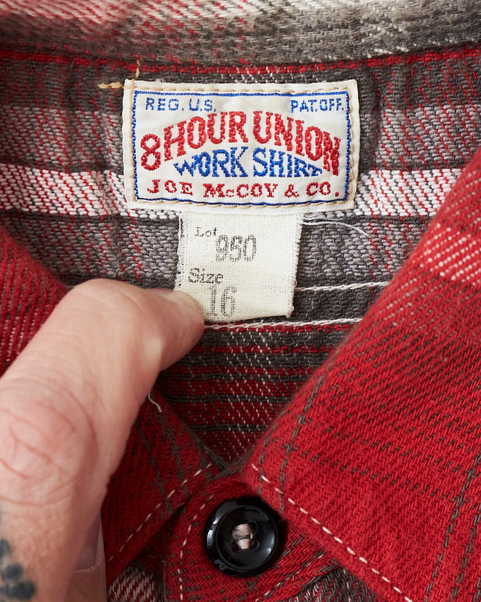 Second Hand Joe McCoy Flannel Shirt Size 16"
