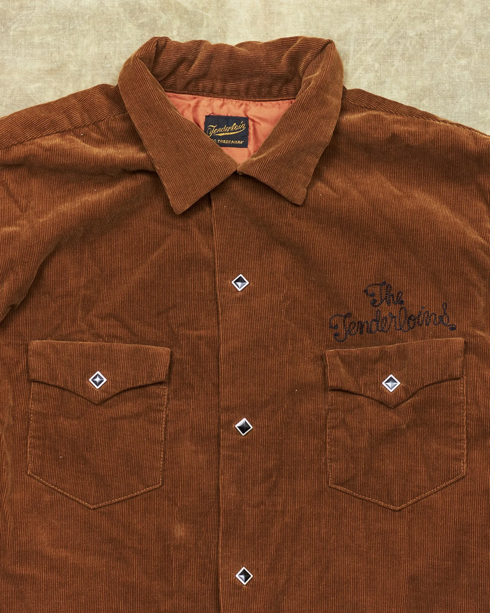 Second Hand Tenderloin Corduroy Western Shirt Size S