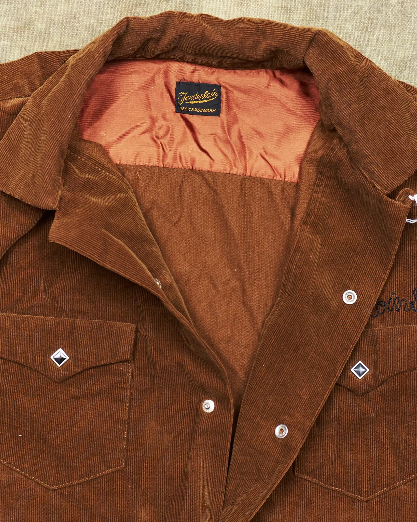Second Hand Tenderloin Corduroy Western Shirt Size S