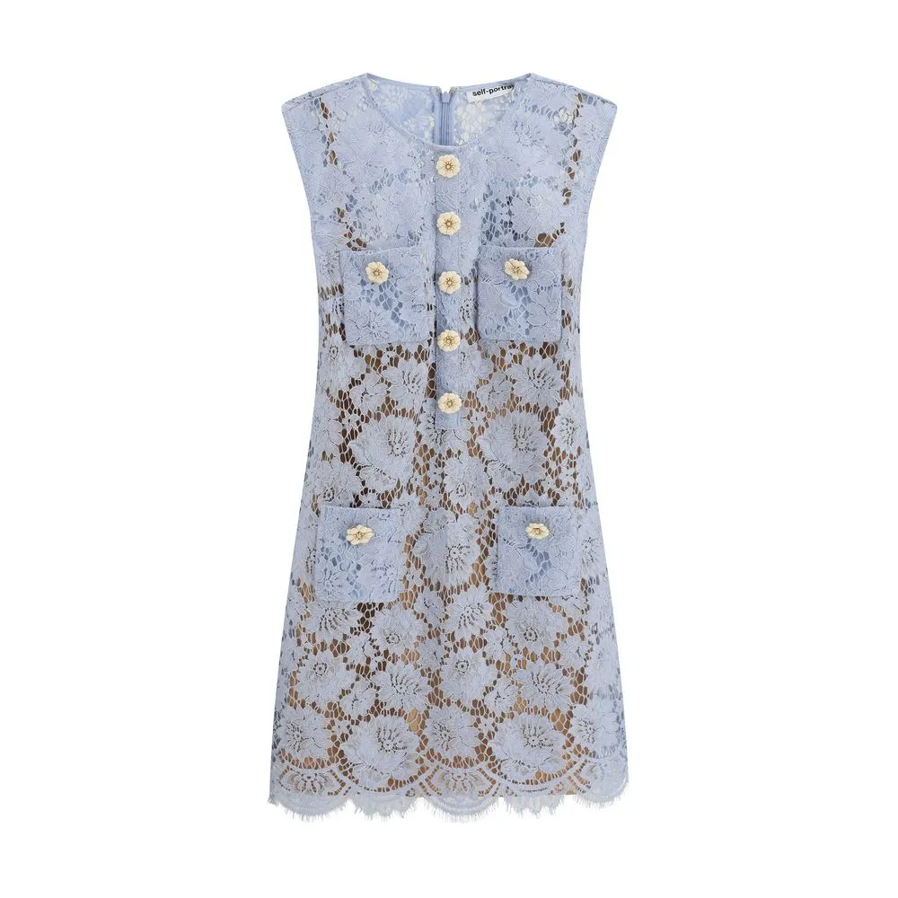 Self-Portrait Lace mini Dress