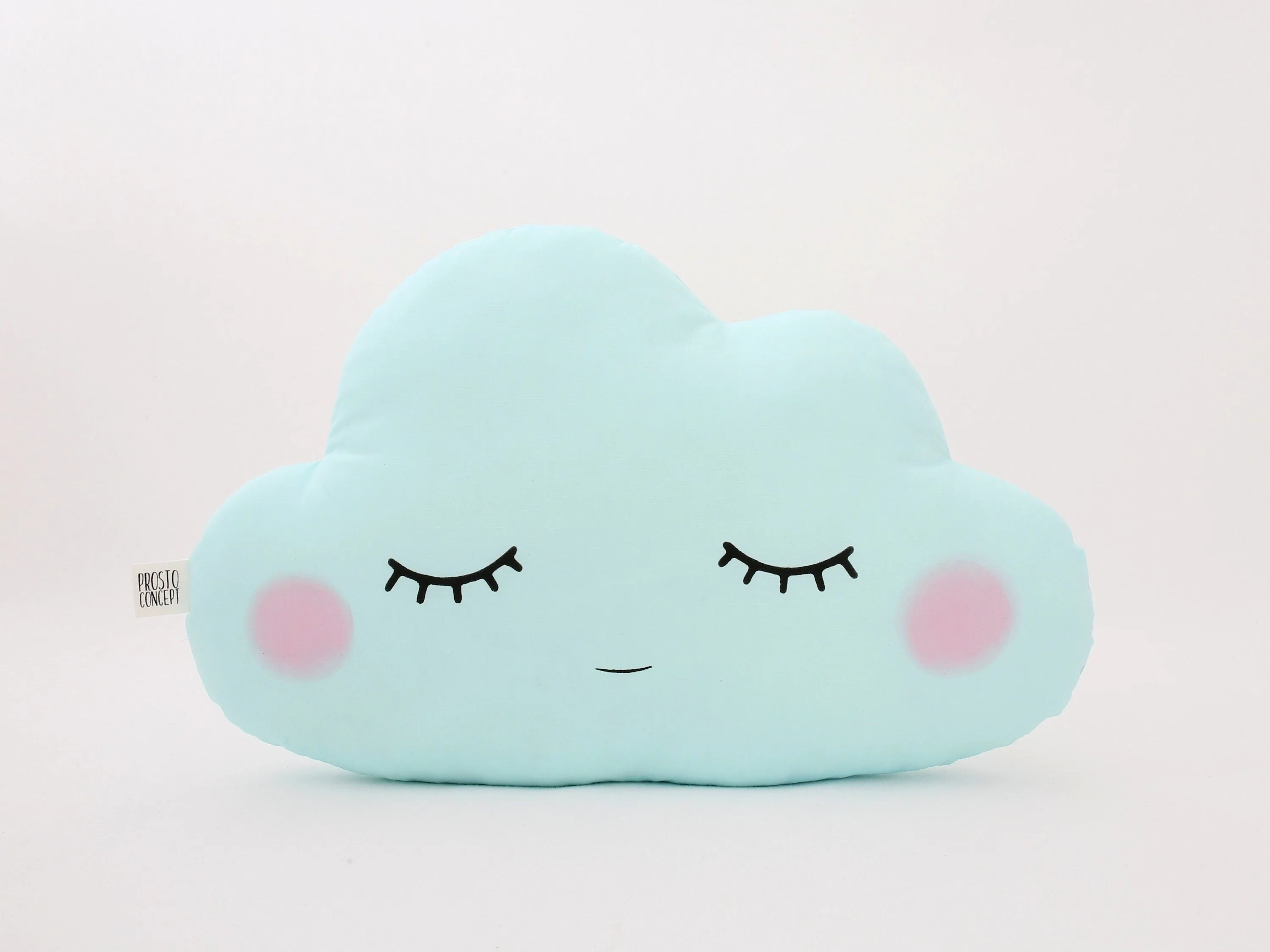 Set of 2 Pillows - Mint Large Cloud Pillow and Small Cloud Pillow (5 colors)