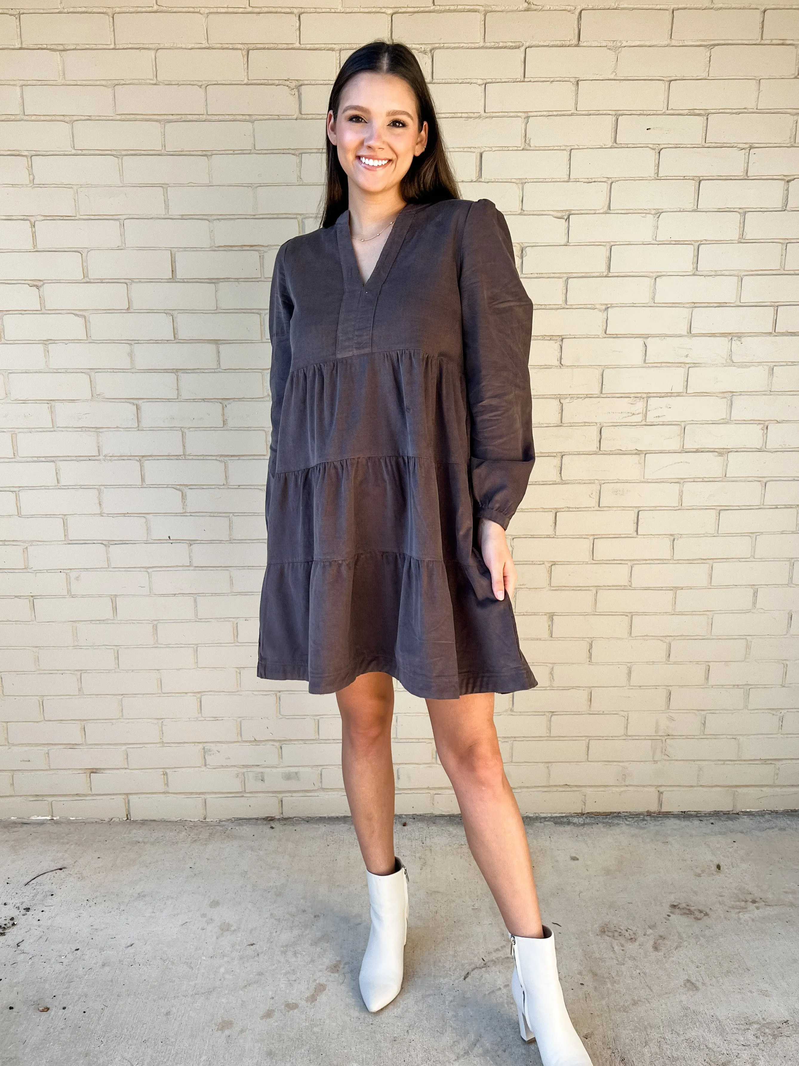 Sherin Brown Dress