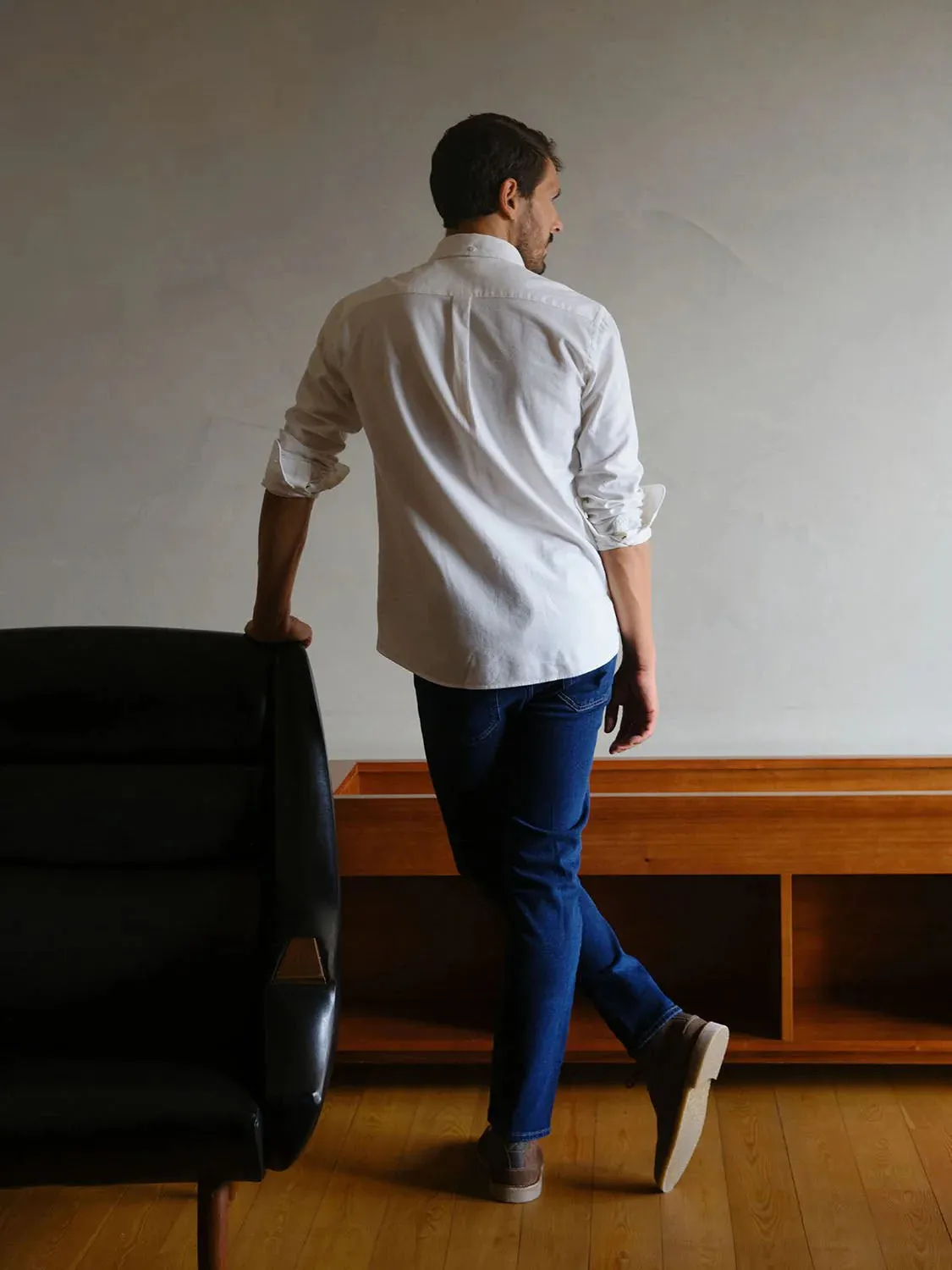 Shirt Flannel Castanio white