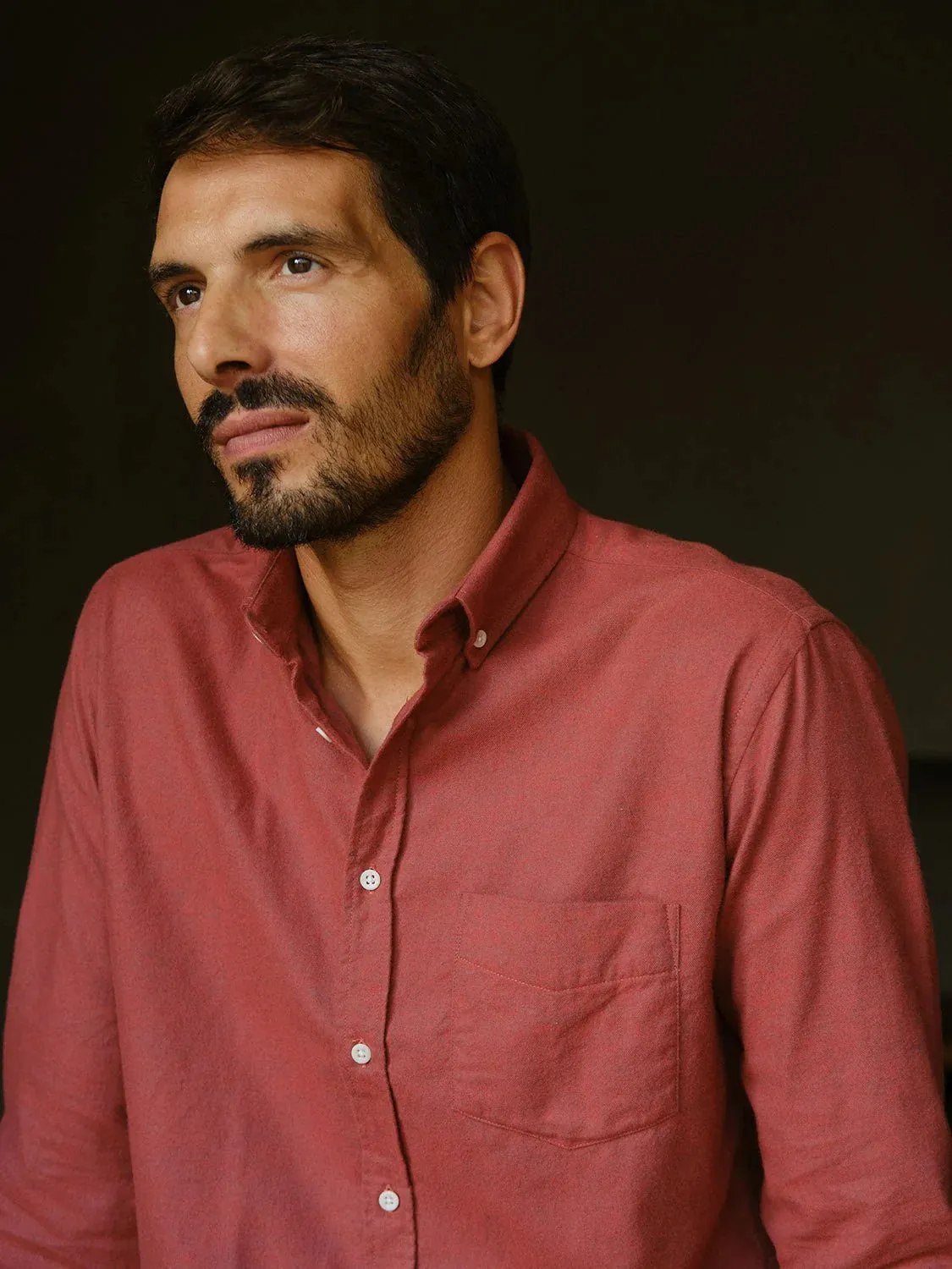 Shirt Flannel Populus red