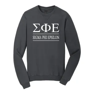 Sigma Phi Epsilon Beach Washed Crewneck Sweatshirt