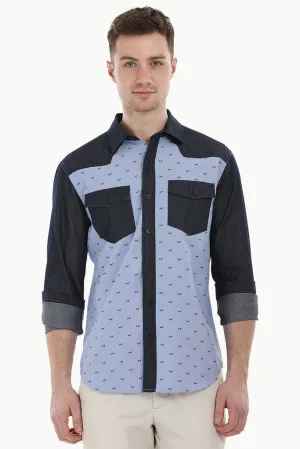 Smart Shirt with Cut and Sew Details