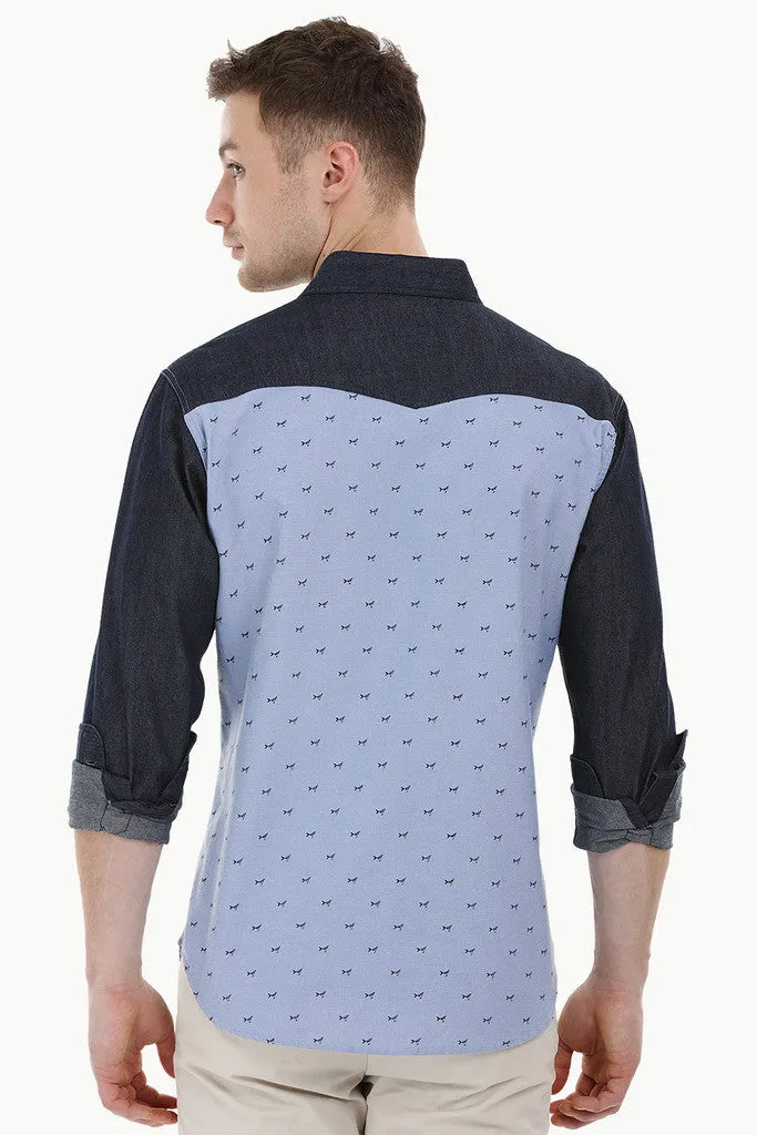 Smart Shirt with Cut and Sew Details
