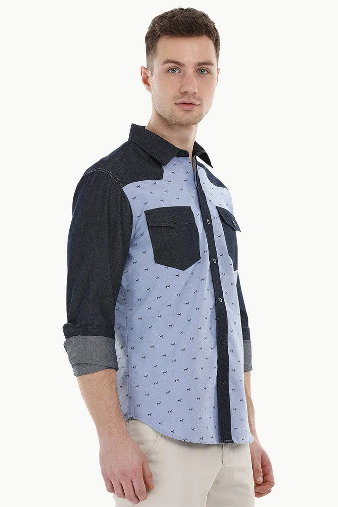 Smart Shirt with Cut and Sew Details