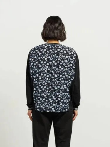 Smith Top - Azure Petals/Black