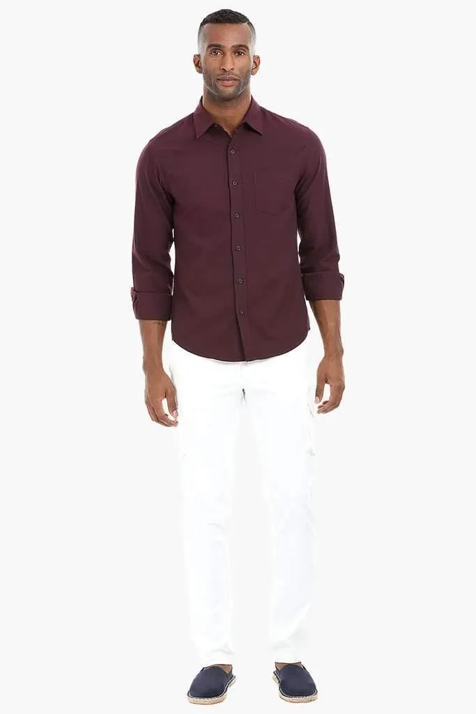 Solid Oxford Cotton Shirt