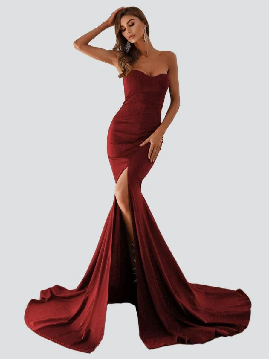 Strapless Mermaid Evening Dress FT1683