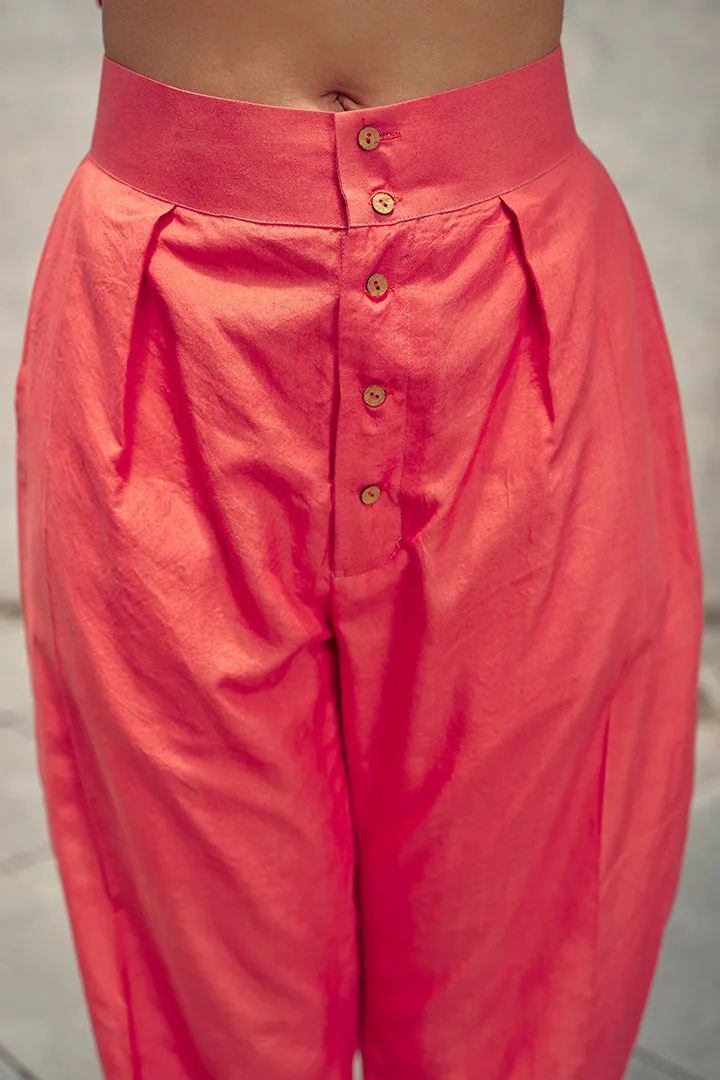 Sunset Eri Silk Embroidered Co-ord Set
