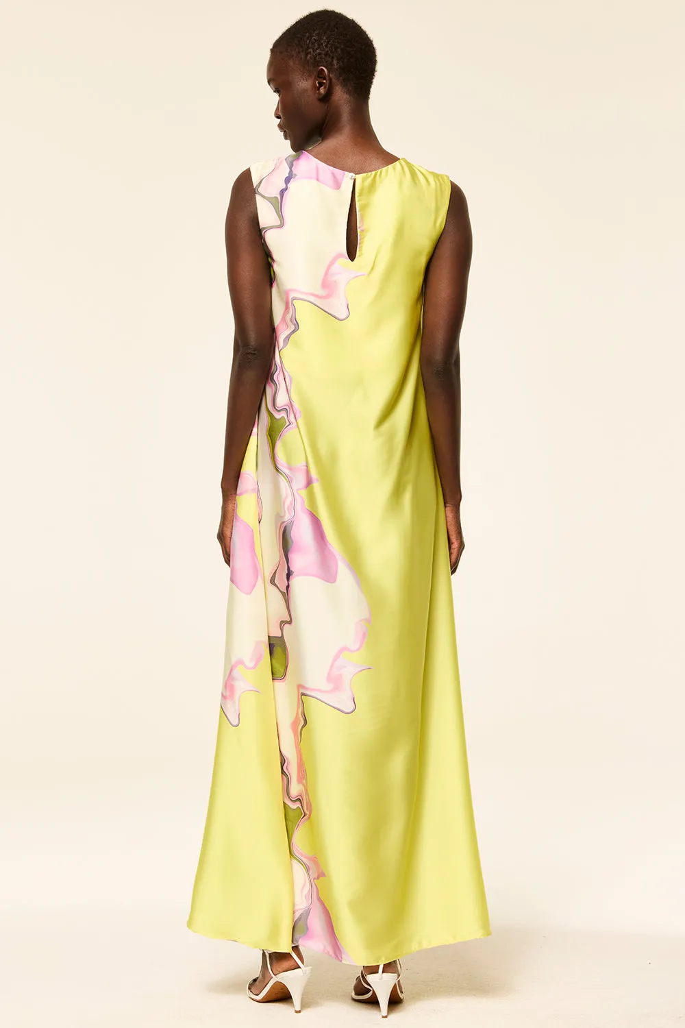 Sylvie Dress in Marble Flora by MISA