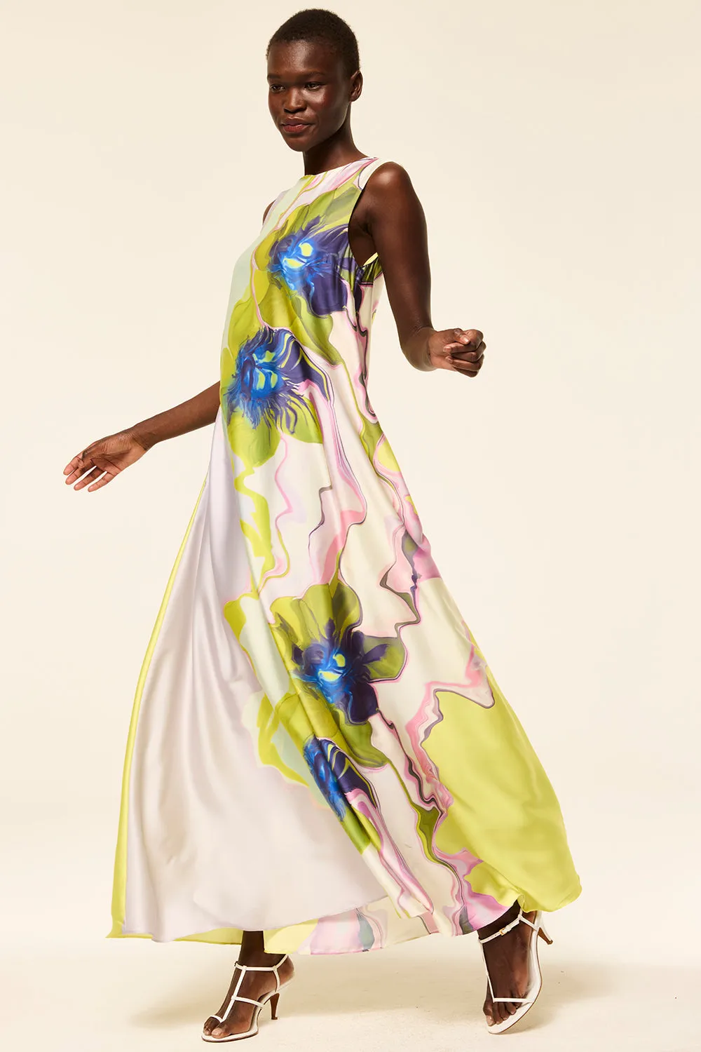 Sylvie Dress in Marble Flora by MISA