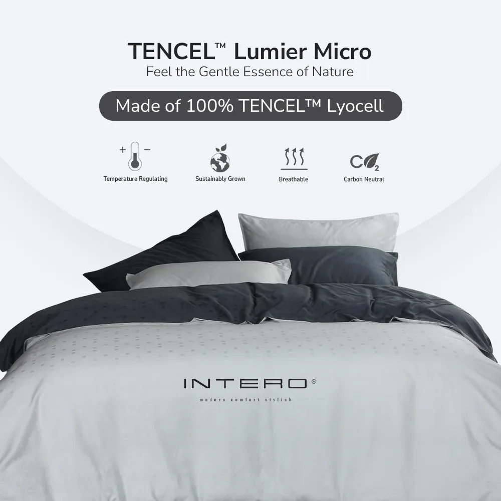 Tencel Lumier Dobby 1200 Thread Count Athen Fitted Sheet - Illusion blu