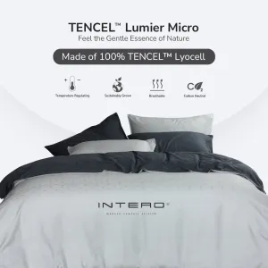 Tencel Lumier Dobby 1200 Thread Count Athen Fitted Sheet - Illusion blu