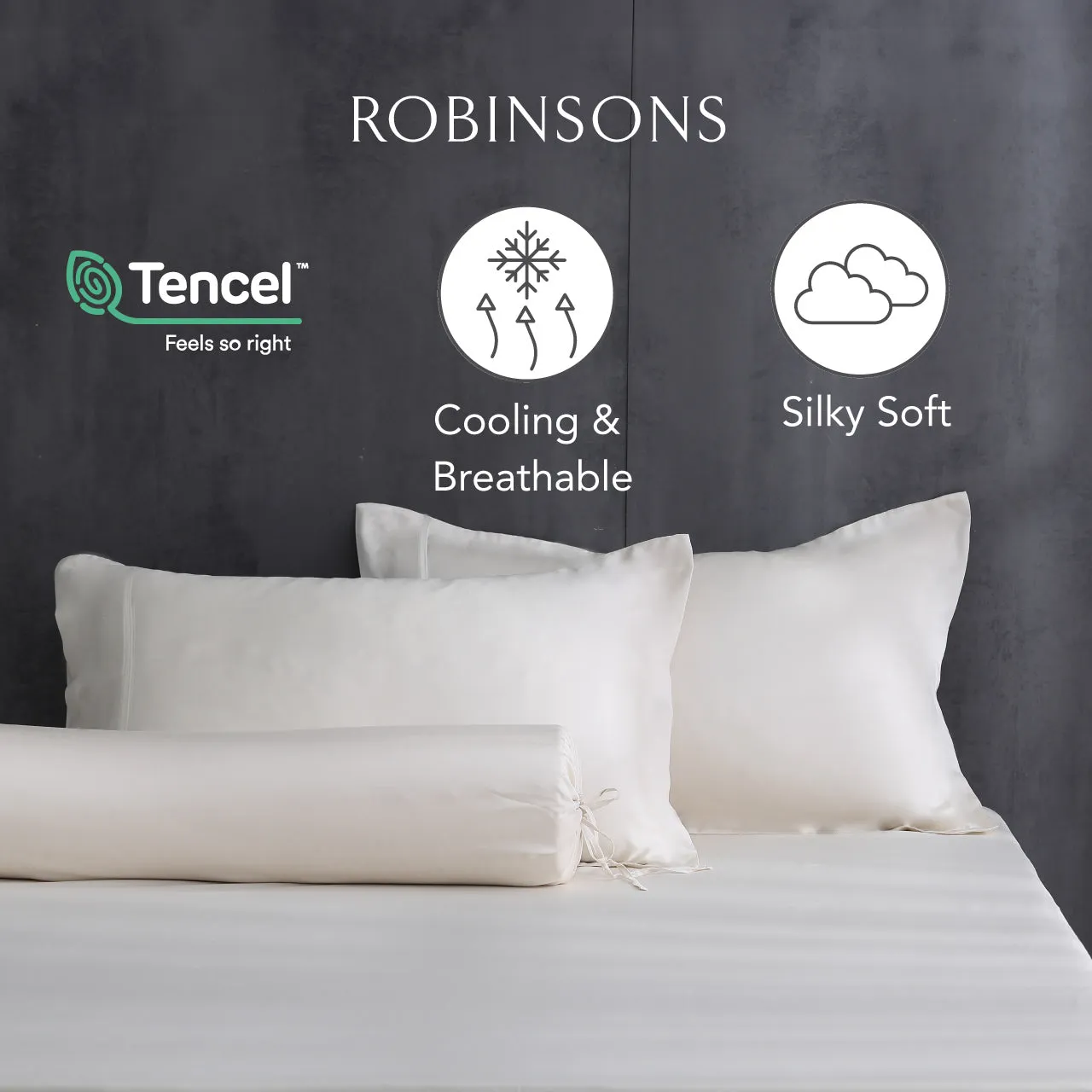TENCEL™ Lyocell Fitted Sheet Set Heritage Collection by Robinsons