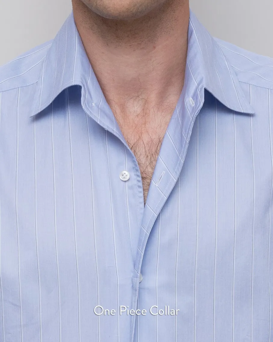 Thomas Mason Light Blue Cotton Cashmere Flannel