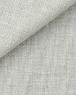 Thomas Mason Light Grey Cotton Cashmere Flannel