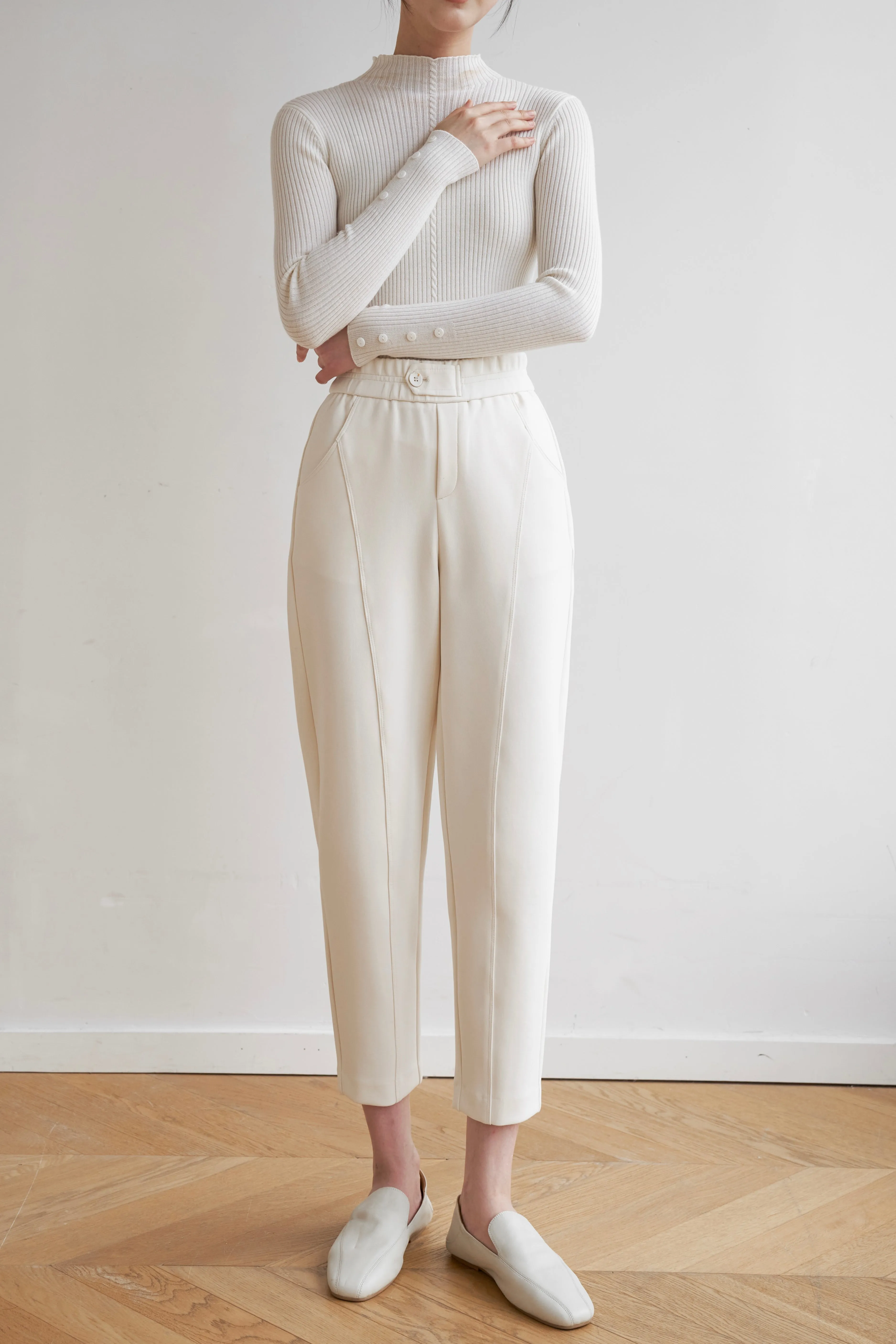 Transit Tapered Pants - White