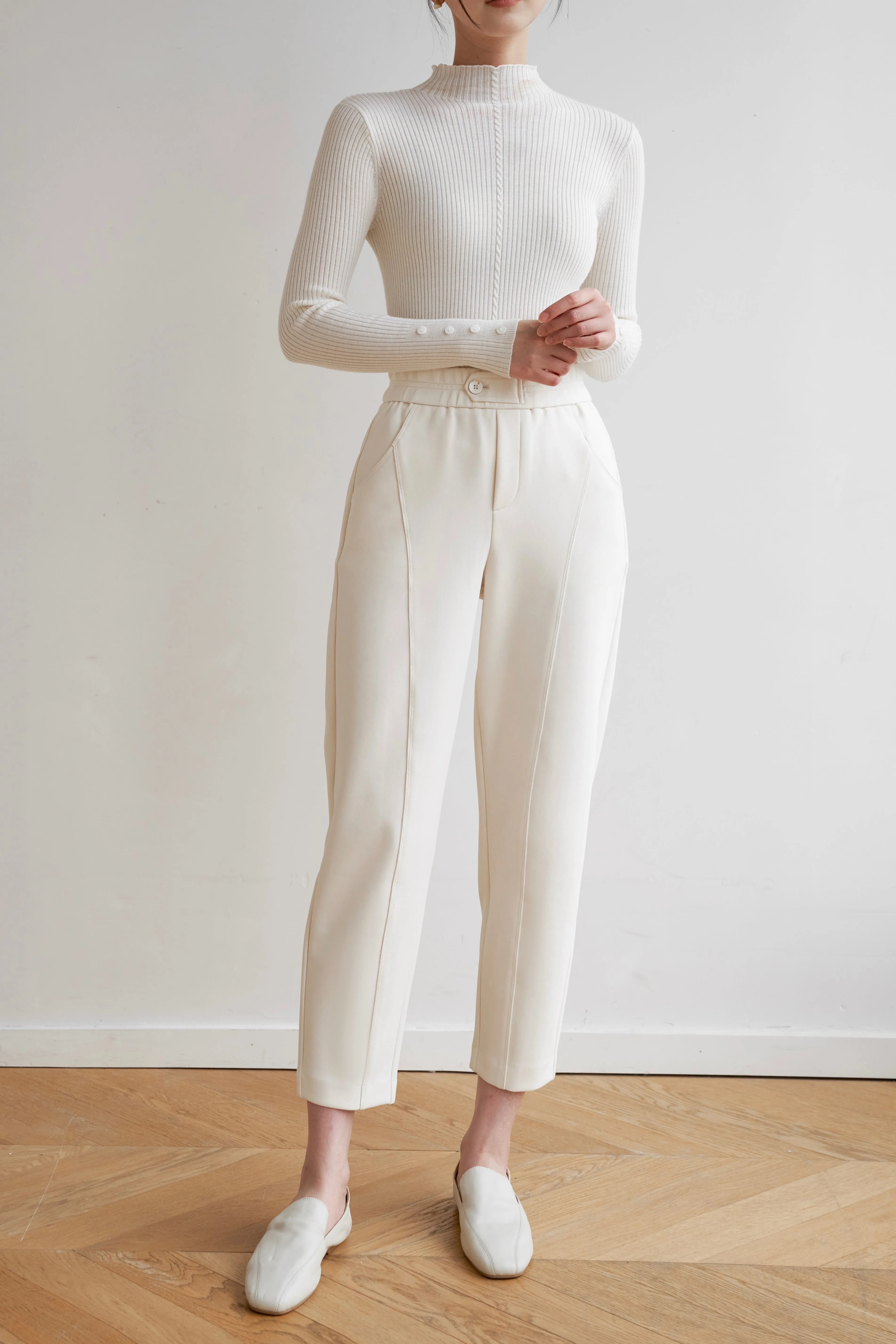 Transit Tapered Pants - White
