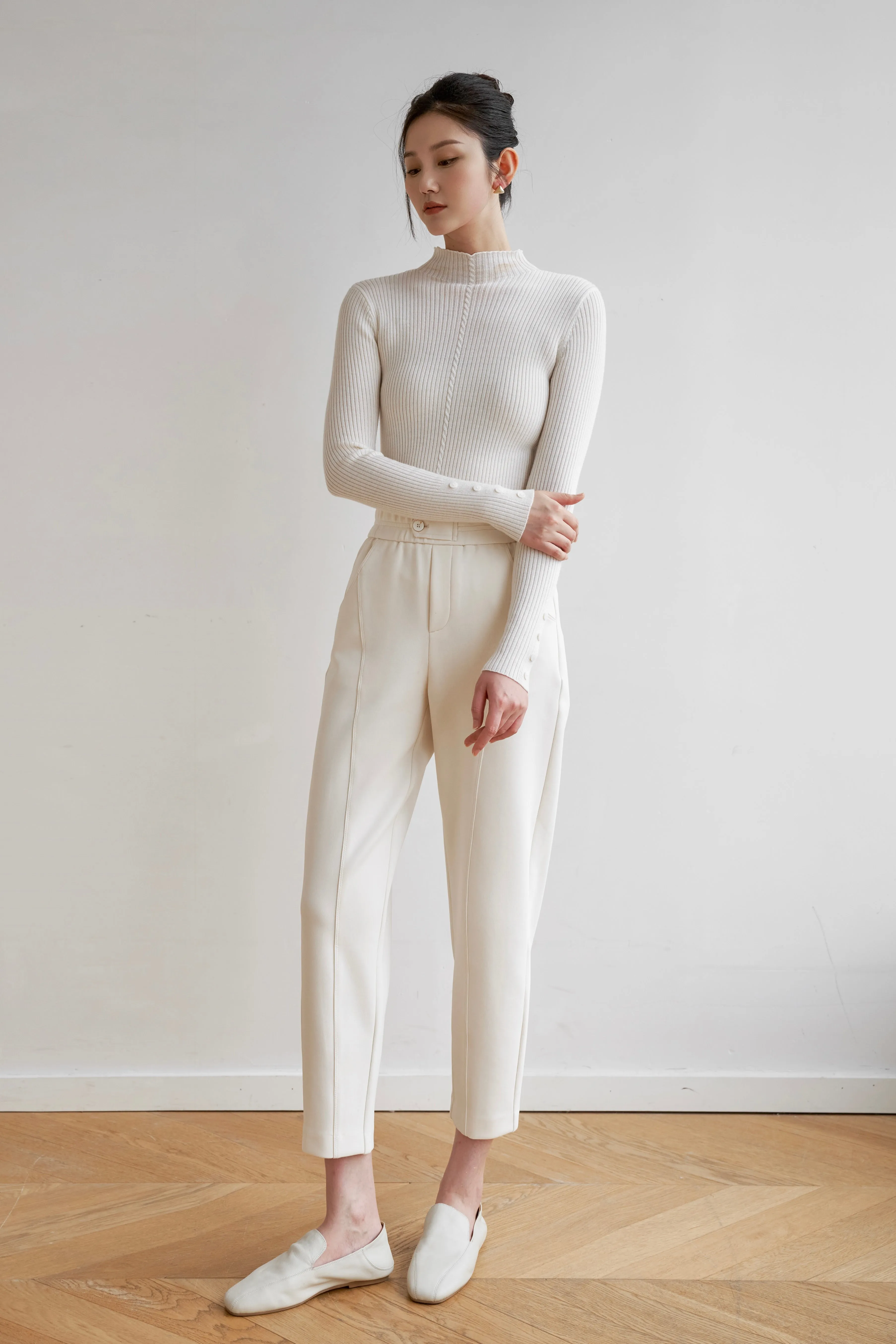 Transit Tapered Pants - White