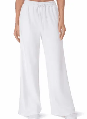 TRIBE OF 6 AMALIE RECYCLED STRETCH HIGH WAISTED WIDE LEG TRACK PANT