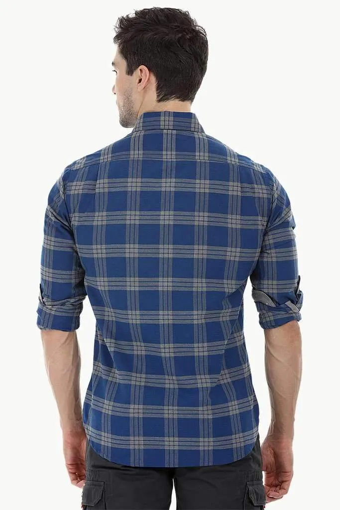 Twin Pocket Check Shirt