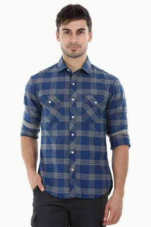 Twin Pocket Check Shirt