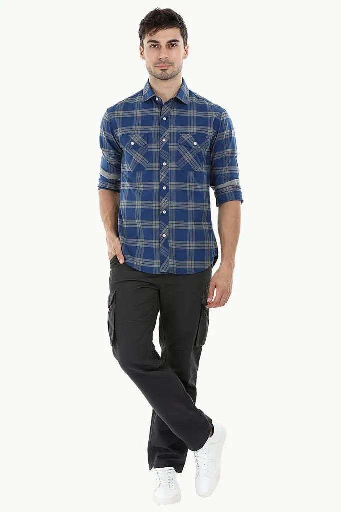 Twin Pocket Check Shirt
