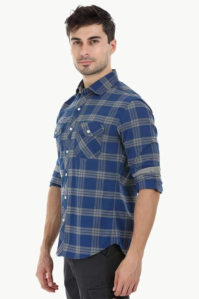 Twin Pocket Check Shirt