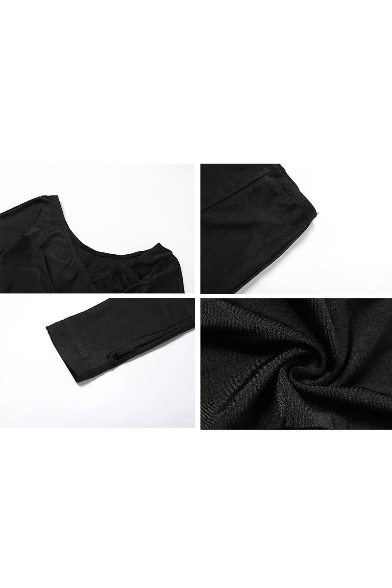 UG0259 V neck Shirt and Leggings Set