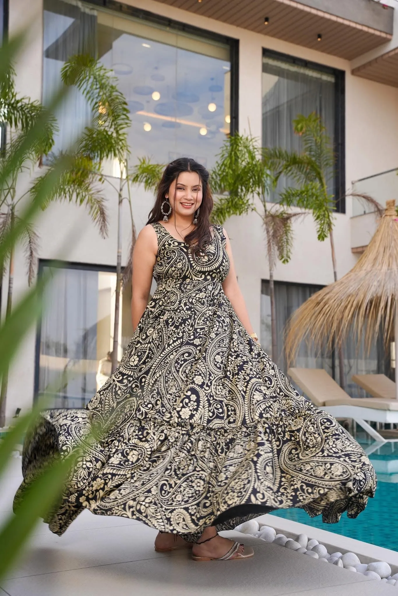 Victorian Cotton Maxi Dress
