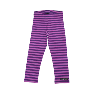 Villervalla - Leggings - Stripes - Lotus/Aubergine