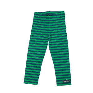 Villervalla - Leggings - Stripes - Palm/Marine