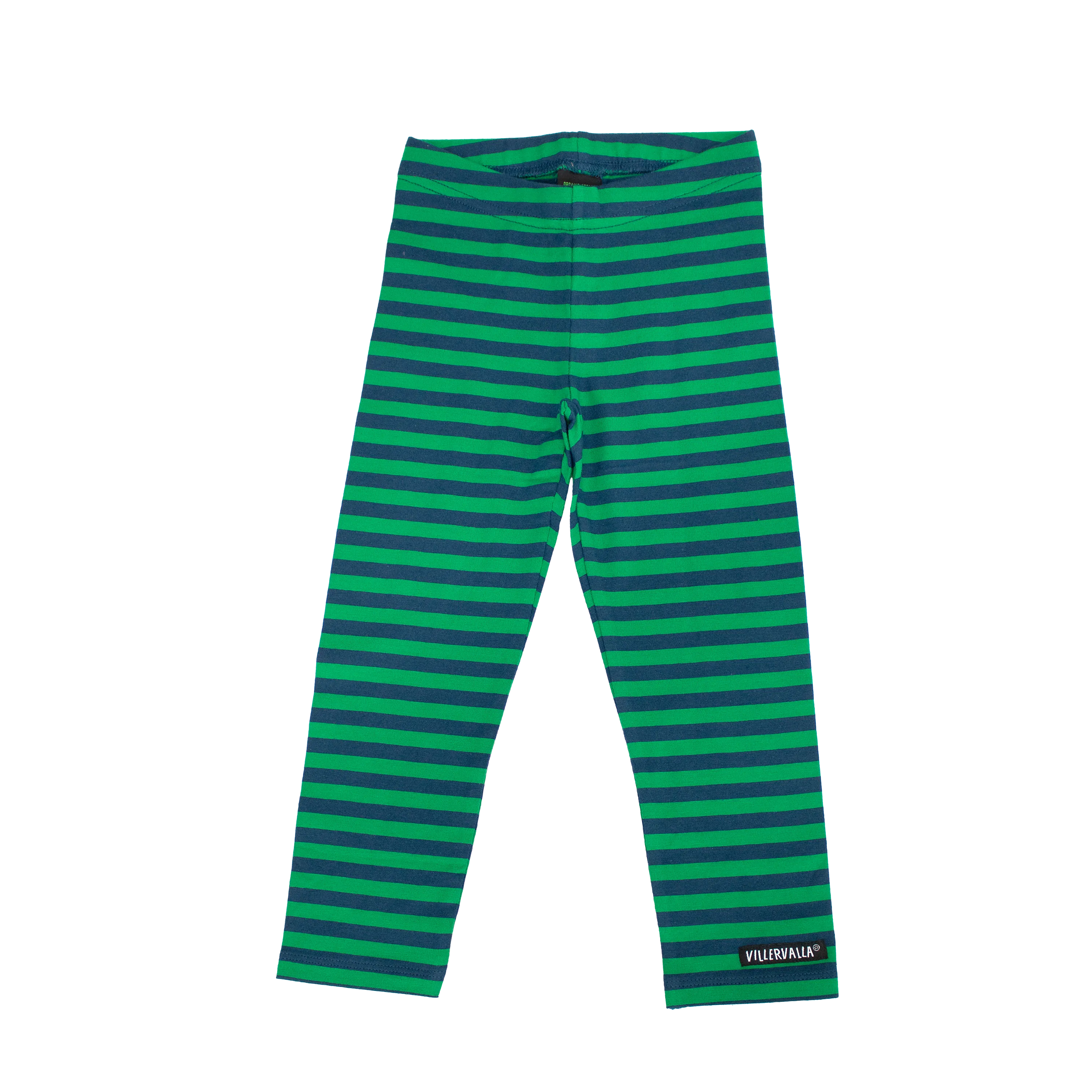 Villervalla - Leggings - Stripes - Palm/Marine