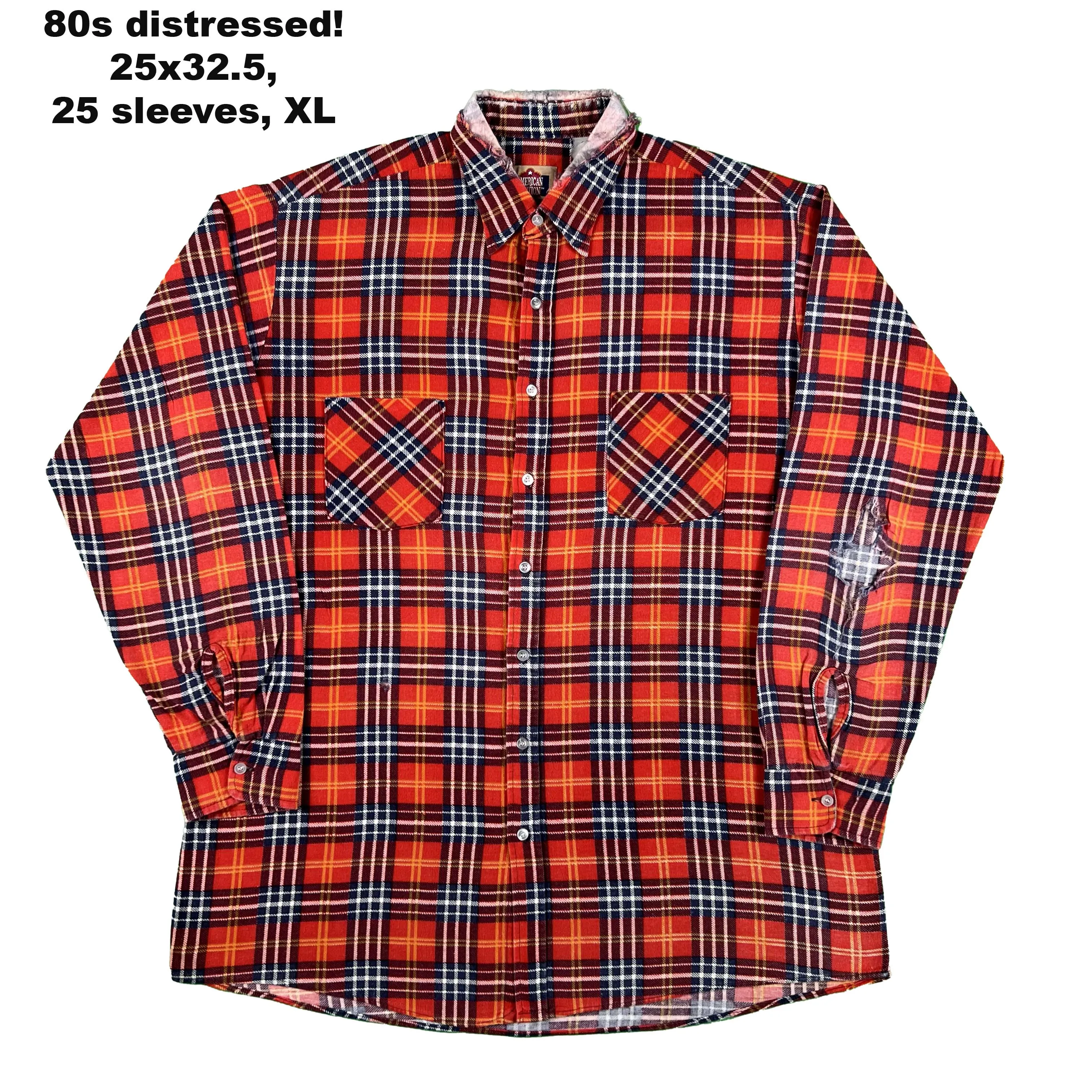 Vintage 100% Cotton Printed Flannel Shirts- SELECT SHIRT