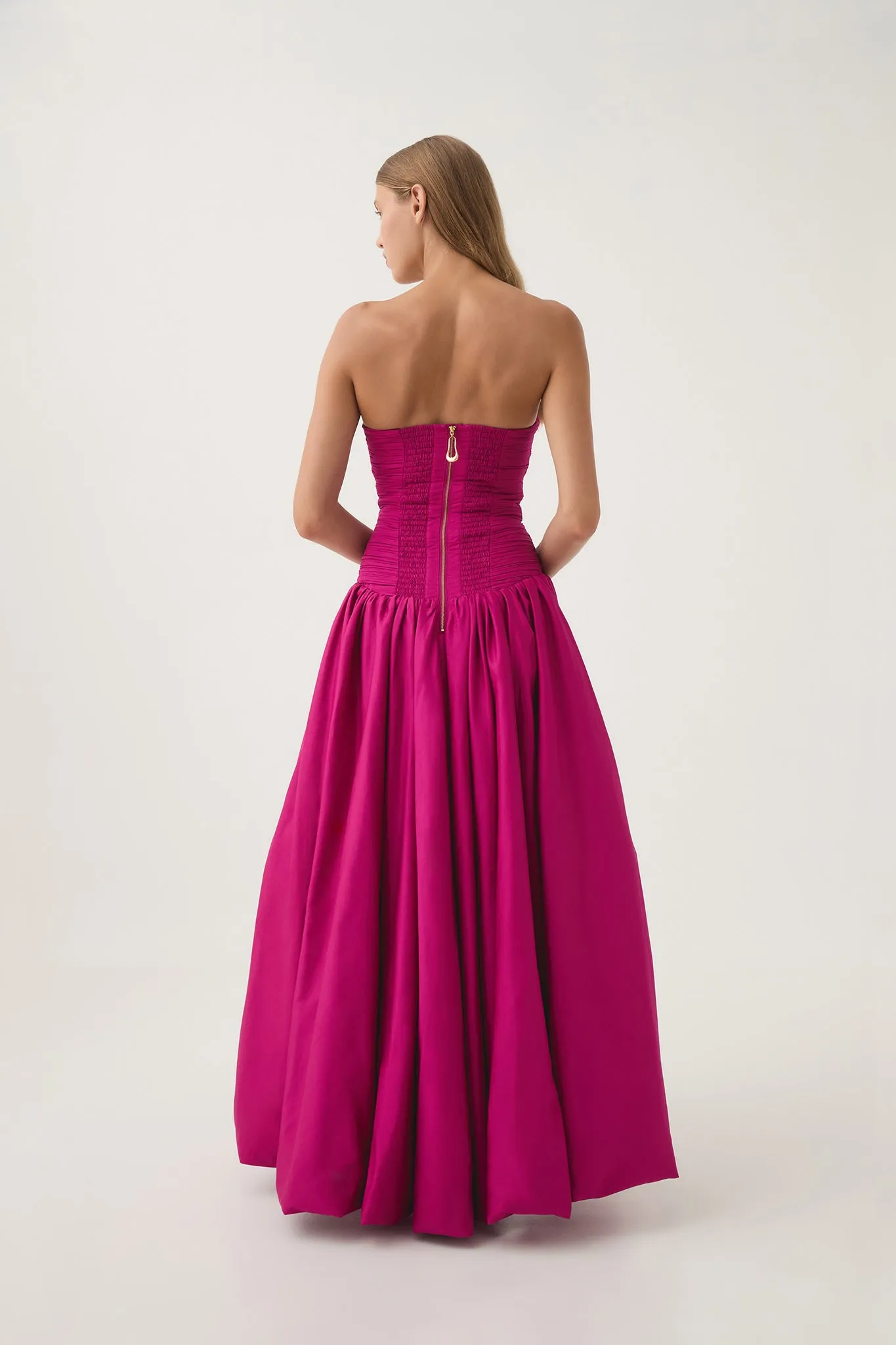 Violette Bubble Hem Maxi Dress