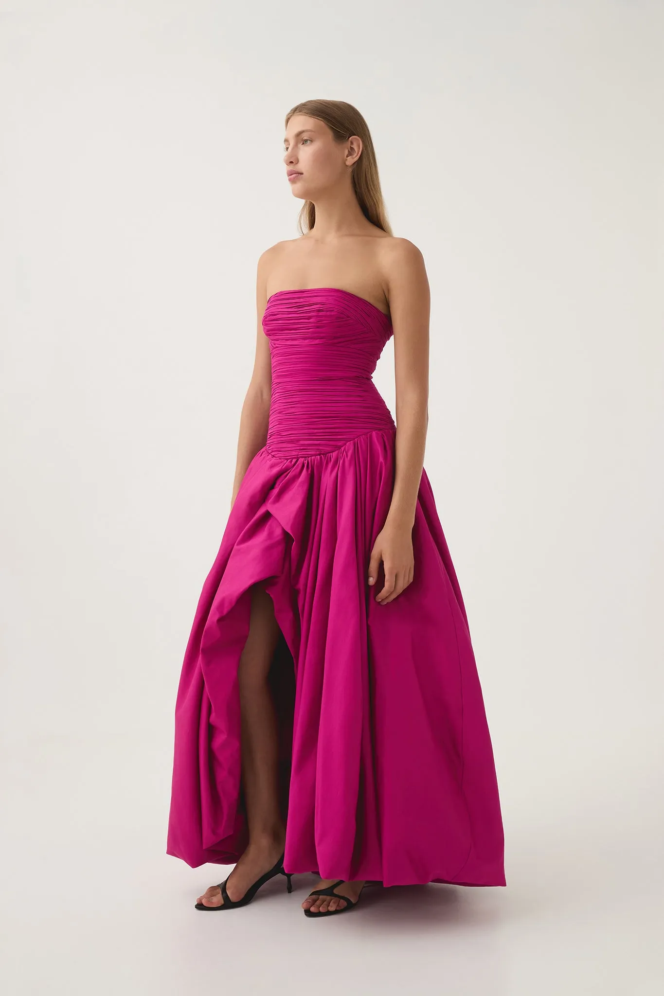 Violette Bubble Hem Maxi Dress