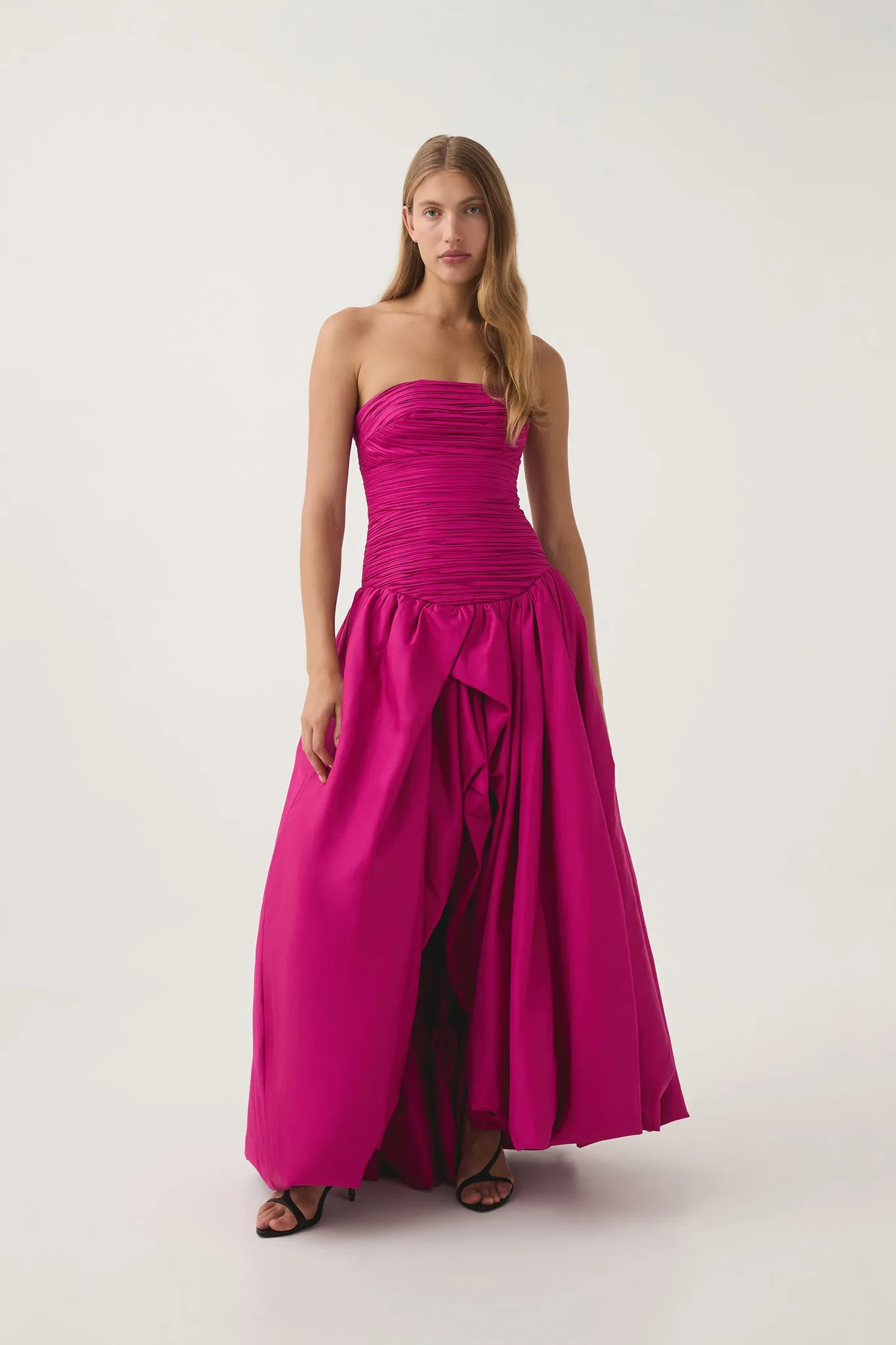 Violette Bubble Hem Maxi Dress