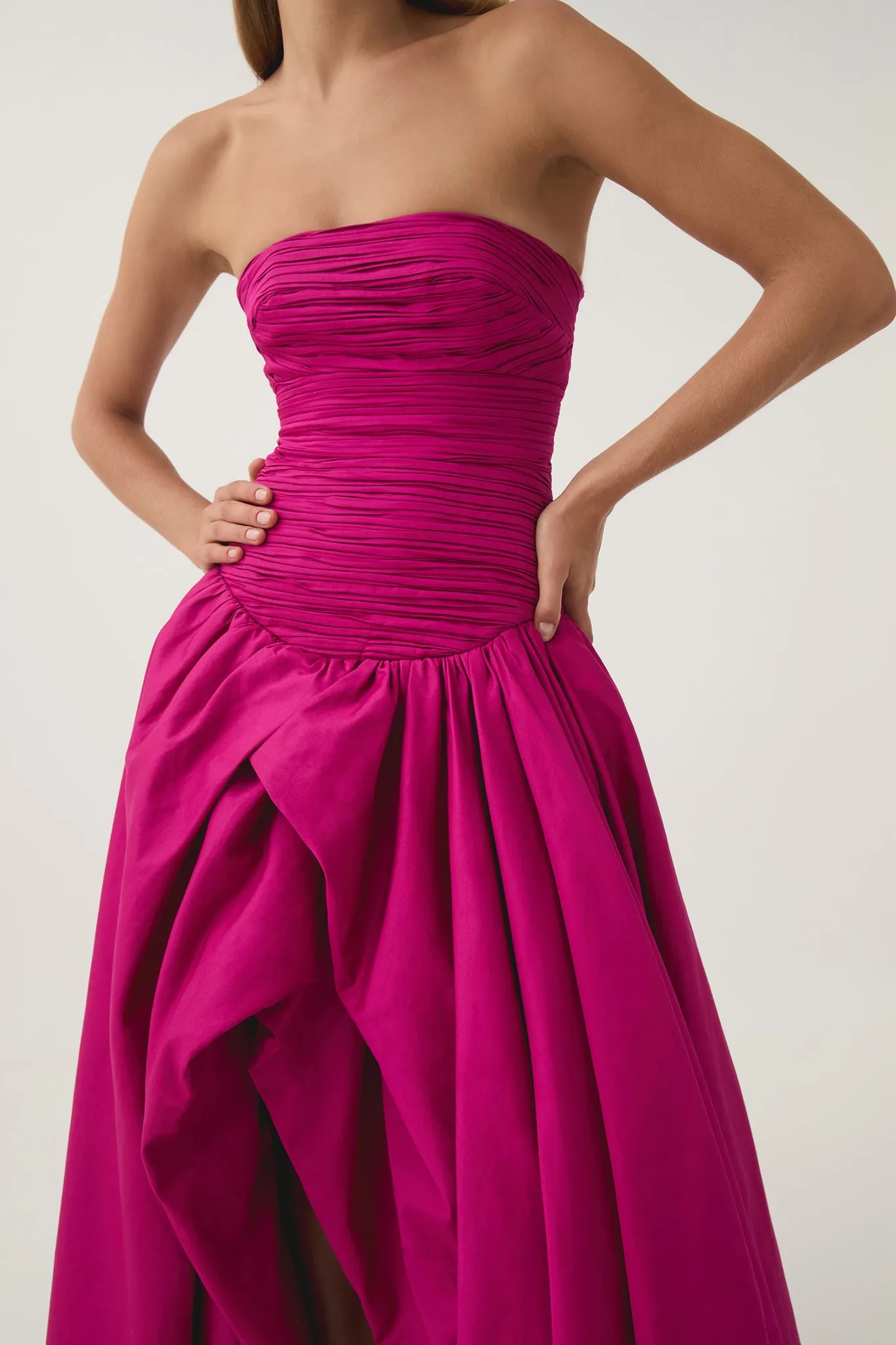 Violette Bubble Hem Maxi Dress