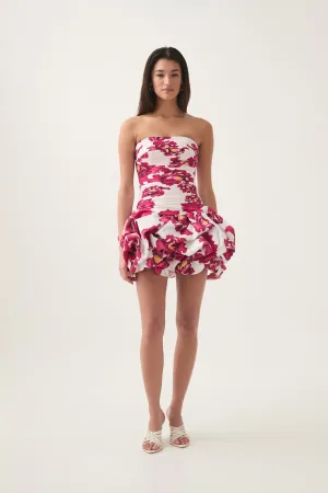 Violette Bubble Hem Mini Dress